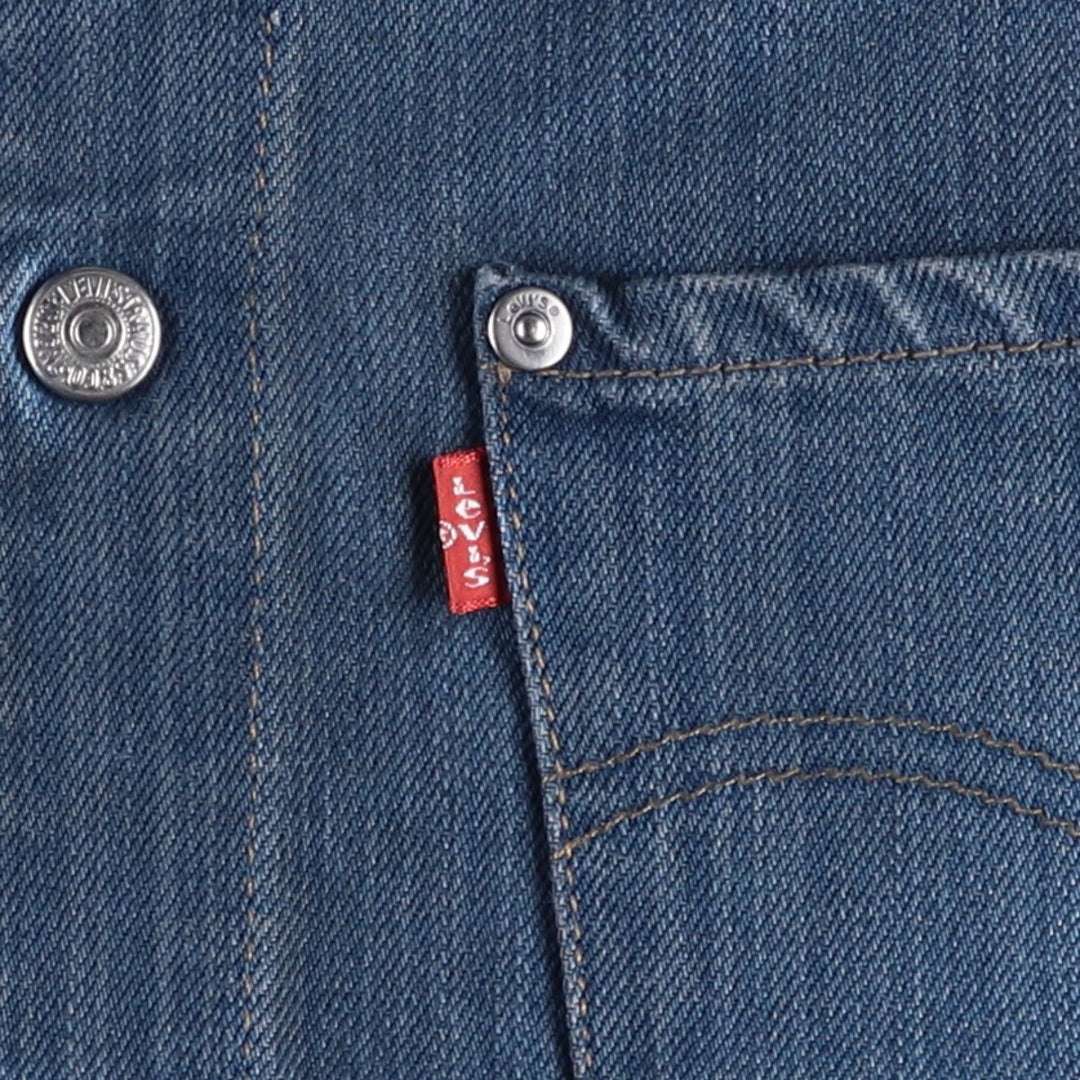2000'S Levi's ENGINEERED 70100-0940 Euro Model Denim Jacket, Men's Size M (approx.) cotton blue type Vintage Second Hand