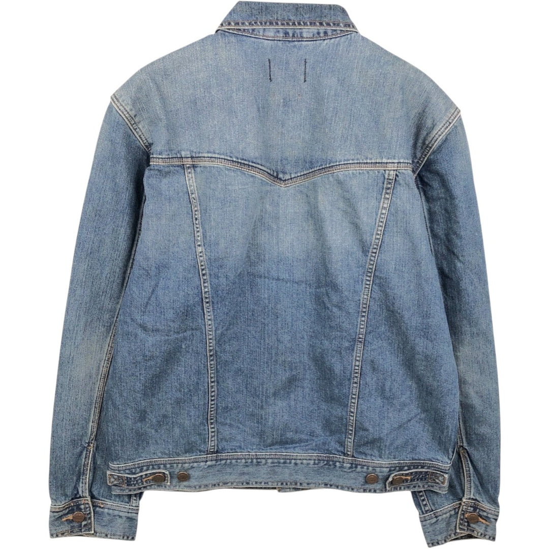 Wrangler CASUAL denim jacket (men's size XL) cotton blue type Vintage Second Hand