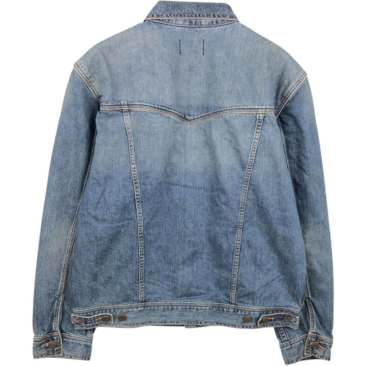 Wrangler CASUAL denim jacket (men's size XL) cotton blue type Vintage Second Hand