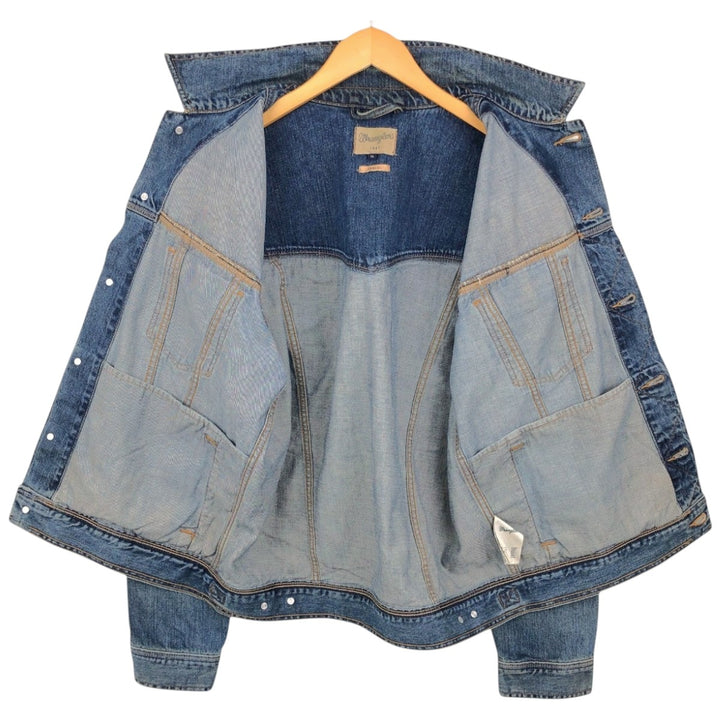 Wrangler CASUAL denim jacket (men's size XL) cotton blue type Vintage Second Hand