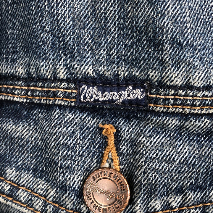Wrangler CASUAL denim jacket (men's size XL) cotton blue type Vintage Second Hand