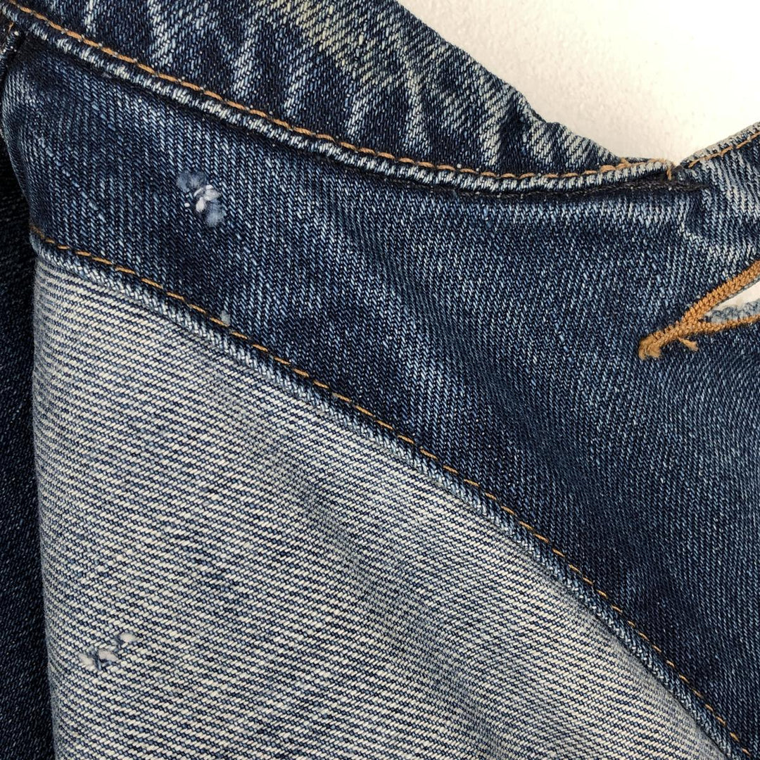 Wrangler CASUAL denim jacket (men's size XL) cotton blue type Vintage Second Hand