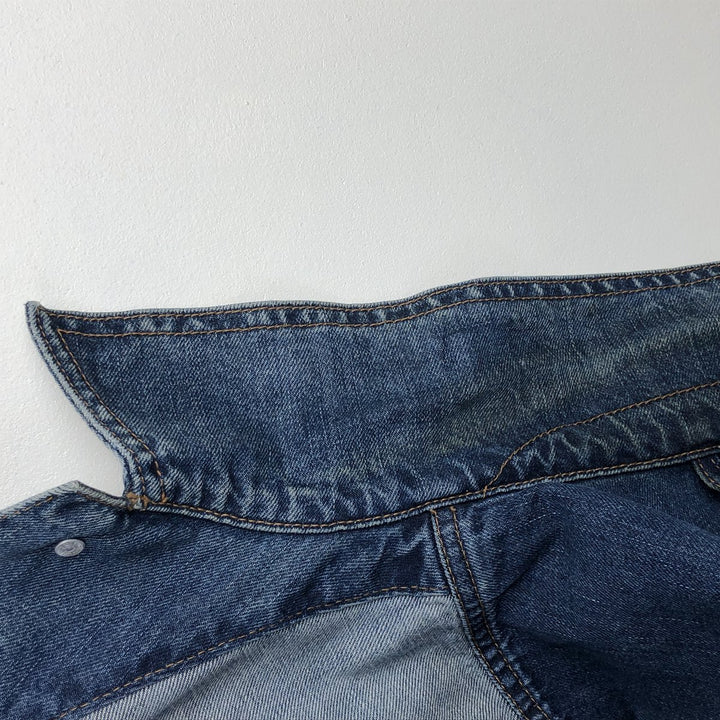 Wrangler CASUAL denim jacket (men's size XL) cotton blue type Vintage Second Hand