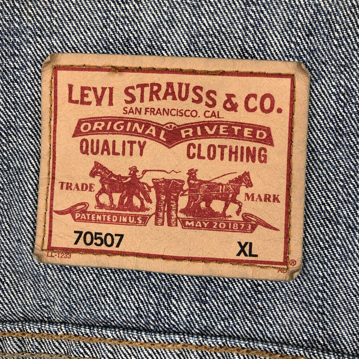 Levi's 70507 Denim Jacket, Men's XL unclear blue type Vintage Second Hand