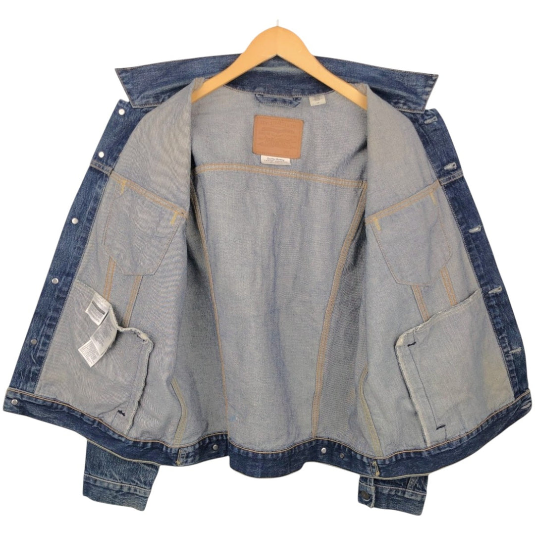 Levi's PREMIUM denim jacket (men's size L equivalent) cotton blue type Vintage Second Hand