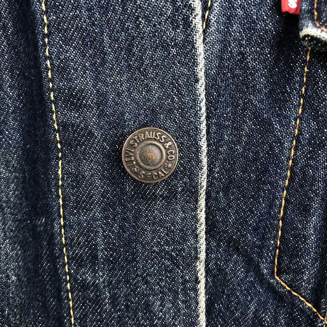 Levi's PREMIUM denim jacket (men's size L equivalent) cotton blue type Vintage Second Hand