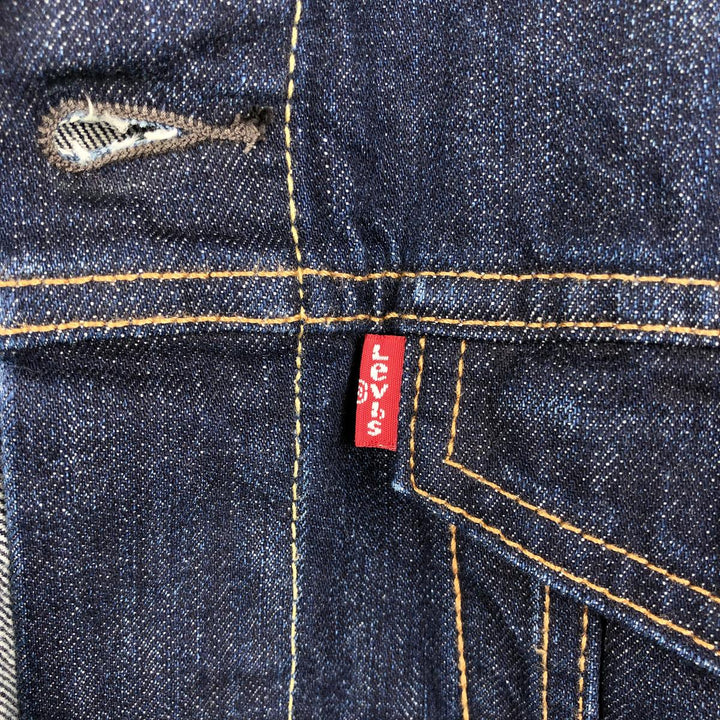 Levi's 72334-0147 Denim Jacket (Men's Size L) cotton blue type Vintage Second Hand