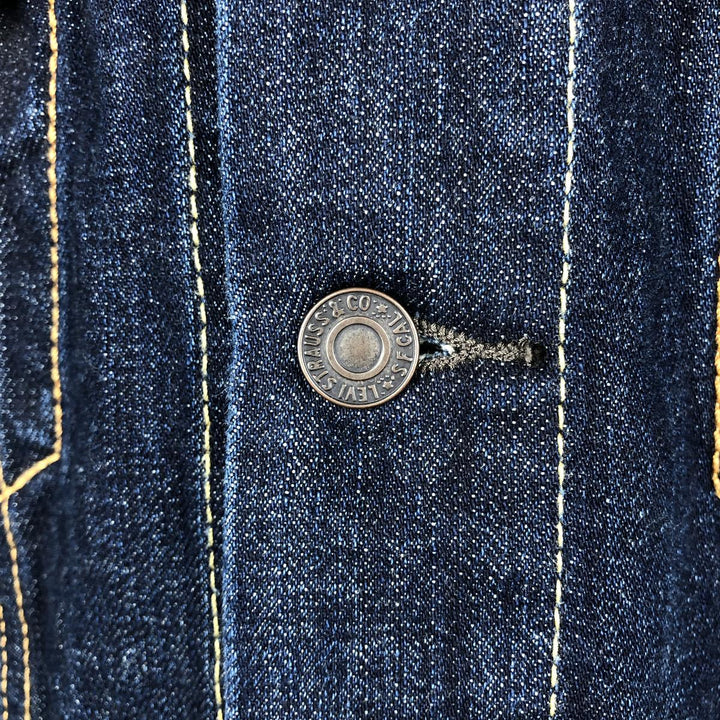 Levi's 72334-0147 Denim Jacket (Men's Size L) cotton blue type Vintage Second Hand