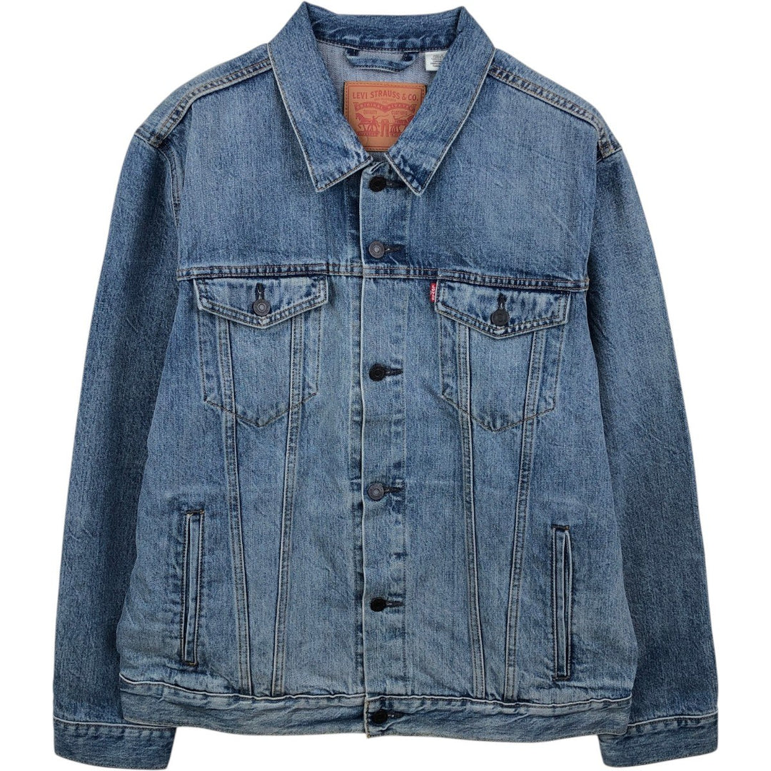 Levi's 72334-0146 Denim Jacket (Men's Size XL) cotton blue type Vintage Second Hand