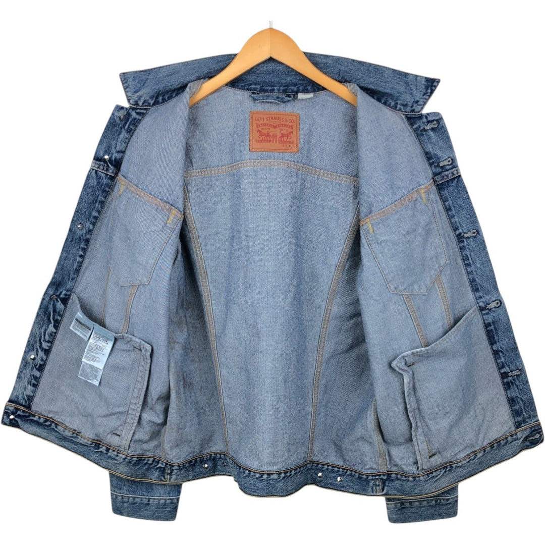 Levi's 72334-0146 Denim Jacket (Men's Size XL) cotton blue type Vintage Second Hand