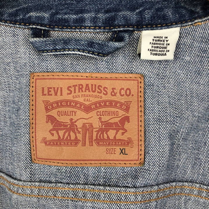 Levi's 72334-0146 Denim Jacket (Men's Size XL) cotton blue type Vintage Second Hand