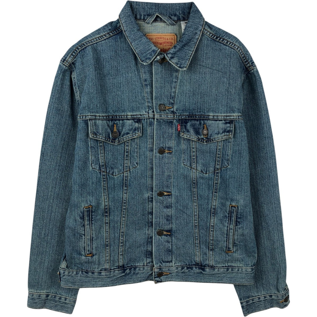 2000'S Levi's 70507-0601 Denim Jacket, Men's Size L cotton Blue type light blue Vintage Second Hand