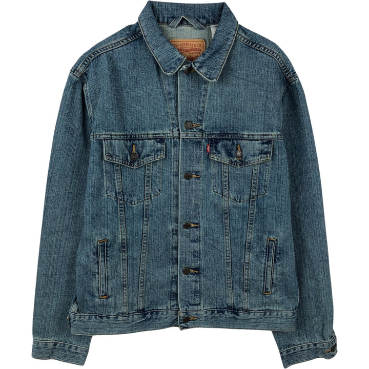 2000'S Levi's 70507-0601 Denim Jacket, Men's Size L cotton Blue type light blue Vintage Second Hand