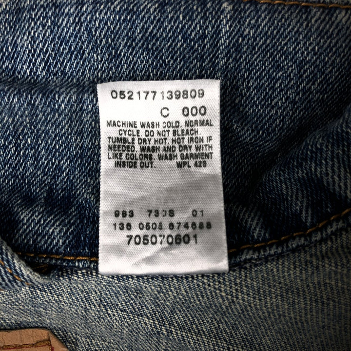 2000'S Levi's 70507-0601 Denim Jacket, Men's Size L cotton Blue type light blue Vintage Second Hand