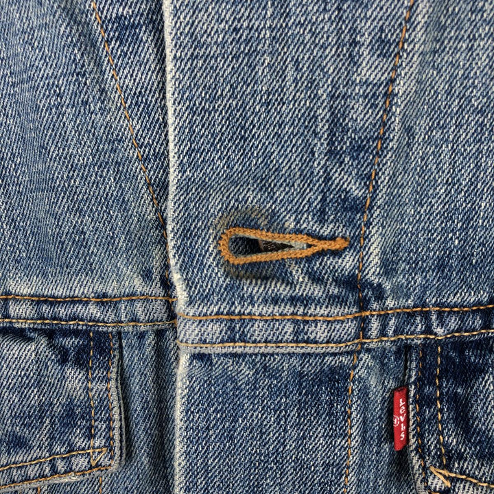 2000'S Levi's 70507-0601 Denim Jacket, Men's Size L cotton Blue type light blue Vintage Second Hand