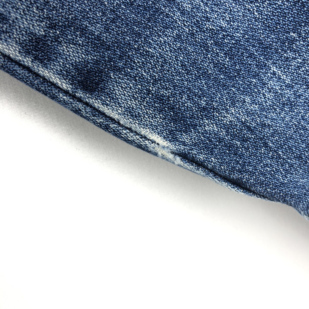 1970'S Wrangler Authentic Western Denim Jacket, Men's Size XL (approx.), Vintage, Black Tag cotton blue type Vintage Second Hand