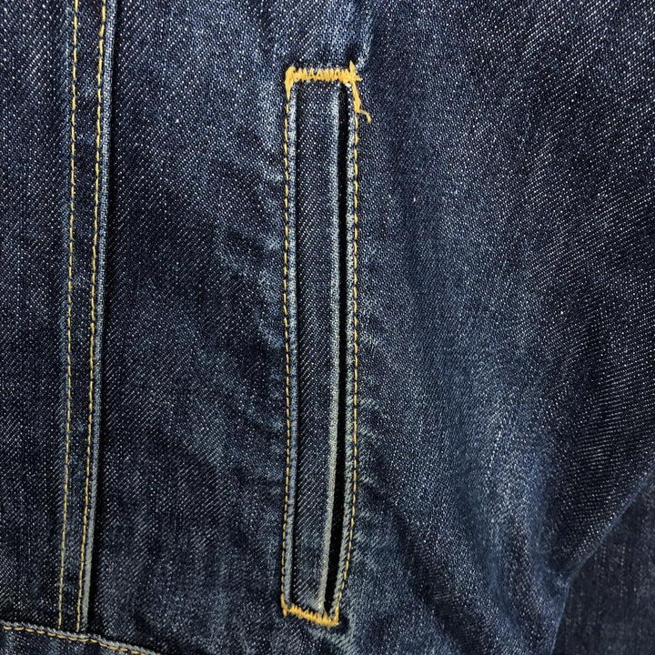 Lee denim jacket, men's size XXL. cotton blue type Vintage Second Hand