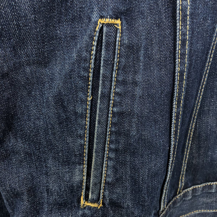 Lee denim jacket, men's size XXL. cotton blue type Vintage Second Hand