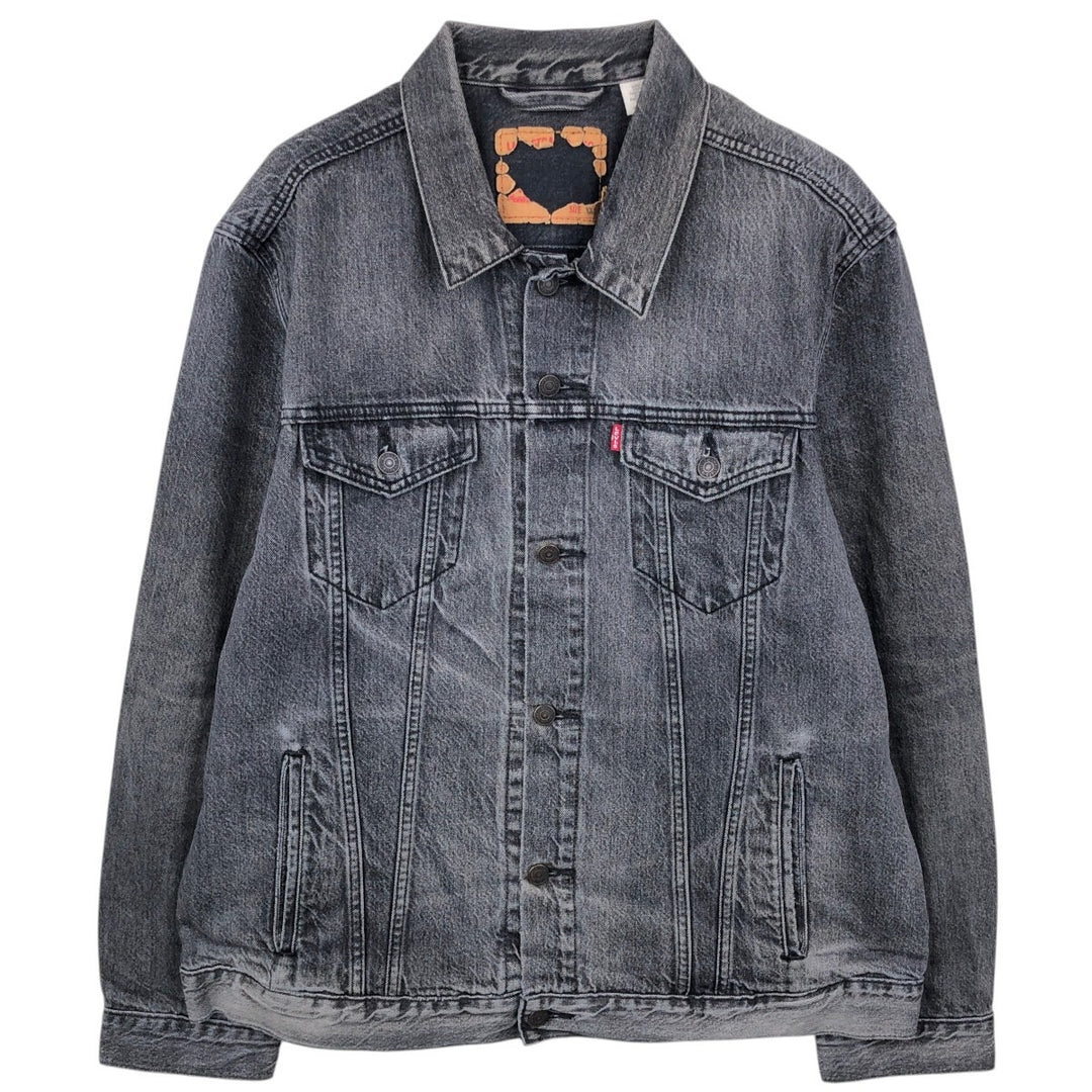 Levi's 72334-0332 Denim Jacket (Men's XXL equivalent) cotton gray type Vintage Second Hand