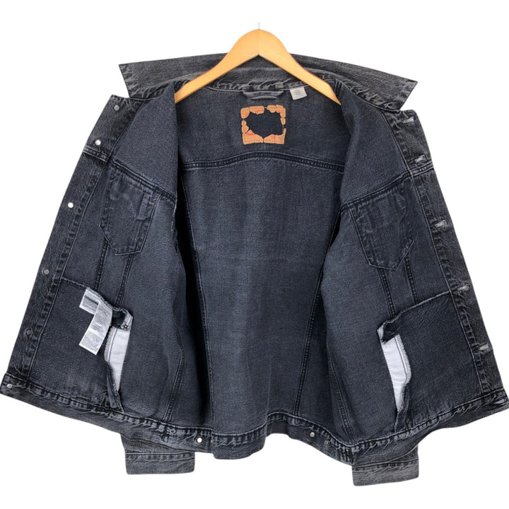 Levi's 72334-0332 Denim Jacket (Men's XXL equivalent) cotton gray type Vintage Second Hand