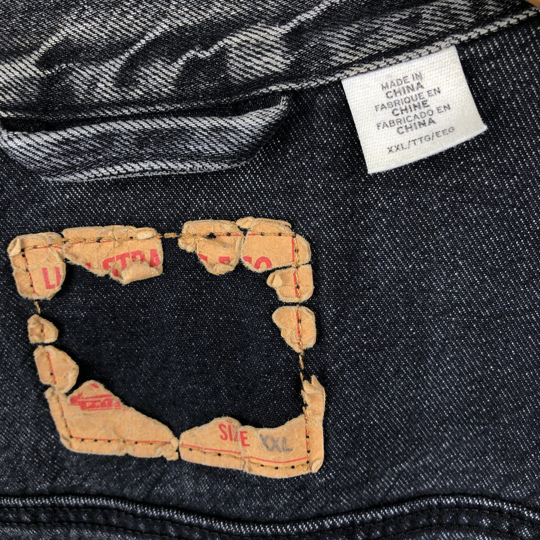 Levi's 72334-0332 Denim Jacket (Men's XXL equivalent) cotton gray type Vintage Second Hand