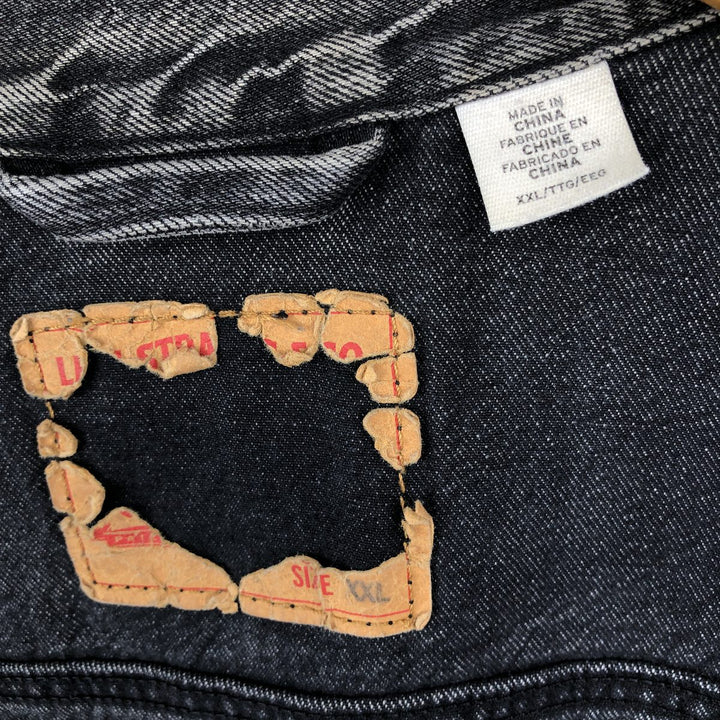 Levi's 72334-0332 Denim Jacket (Men's XXL equivalent) cotton gray type Vintage Second Hand