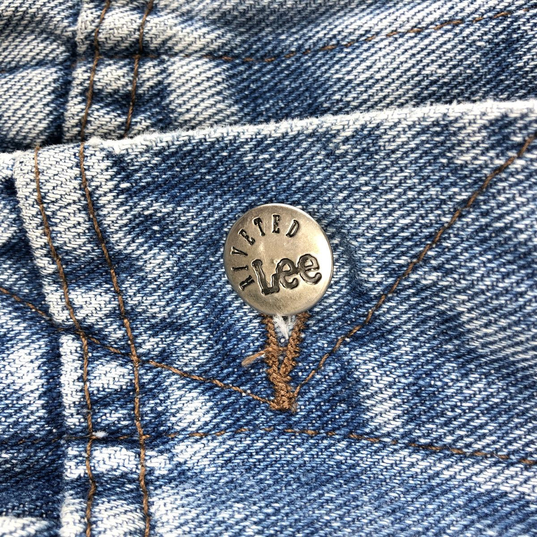 Lee RIVETED Denim Jacket (Men's Size M) unclear Blue type light blue Vintage Second Hand