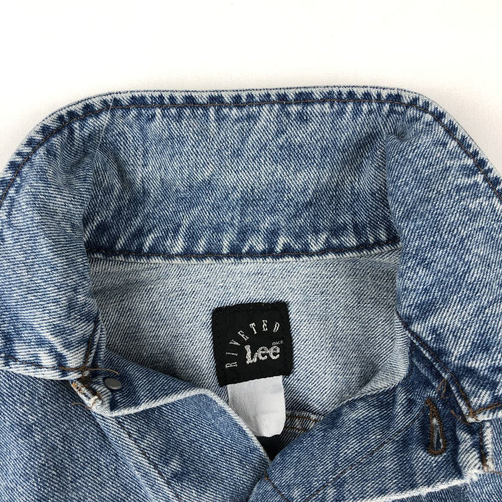 Lee RIVETED Denim Jacket (Men's Size M) unclear Blue type light blue Vintage Second Hand