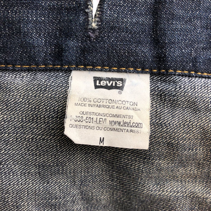 1990'S Levi's 75506 Denim Jacket, Made in Canada, Men's Size M (approx.), Vintage cotton blue type Vintage Second Hand