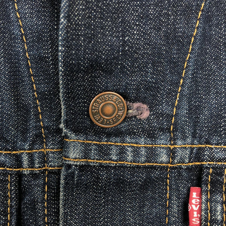 1990'S Levi's 75506 Denim Jacket, Made in Canada, Men's Size M (approx.), Vintage cotton blue type Vintage Second Hand