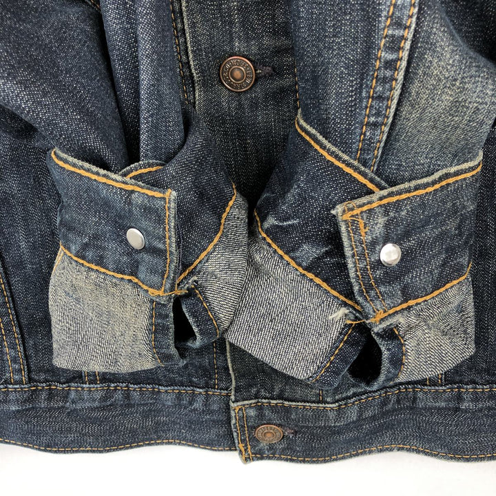 1990'S Levi's 75506 Denim Jacket, Made in Canada, Men's Size M (approx.), Vintage cotton blue type Vintage Second Hand