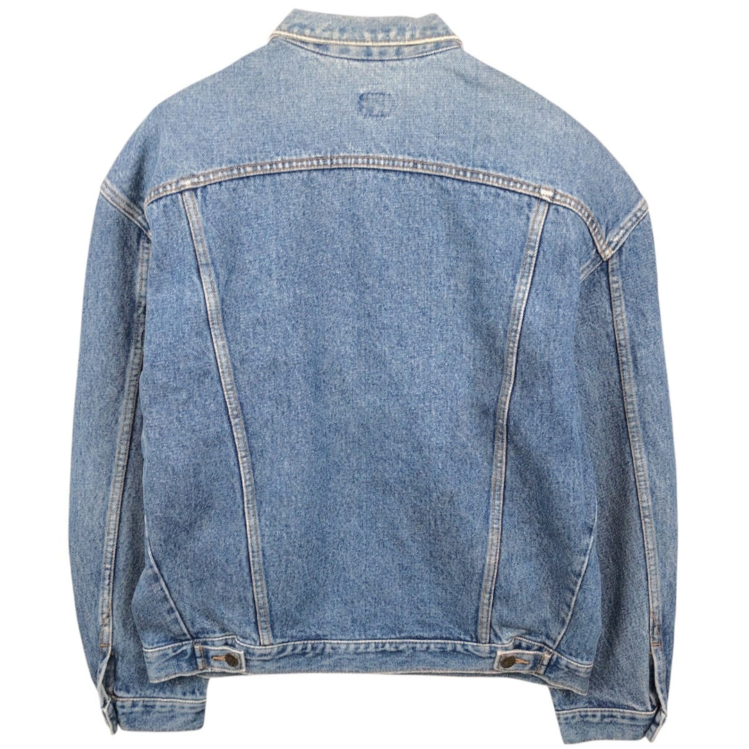 1980'S Lee Rough Rider Denim Jacket, Men's Size L (approx.), Vintage cotton blue type Vintage Second Hand