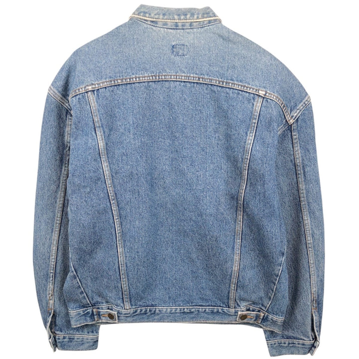 1980'S Lee Rough Rider Denim Jacket, Men's Size L (approx.), Vintage cotton blue type Vintage Second Hand