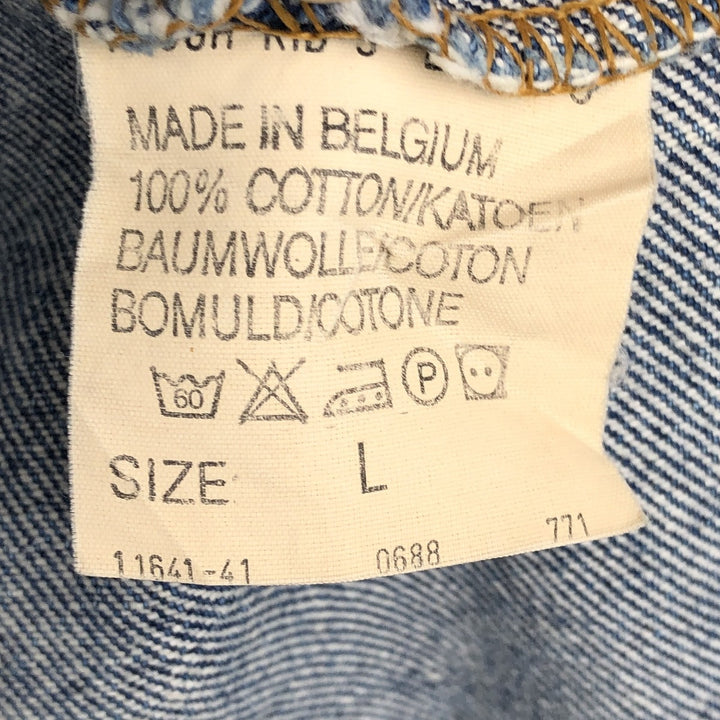 1980'S Lee Rough Rider Denim Jacket, Men's Size L (approx.), Vintage cotton blue type Vintage Second Hand