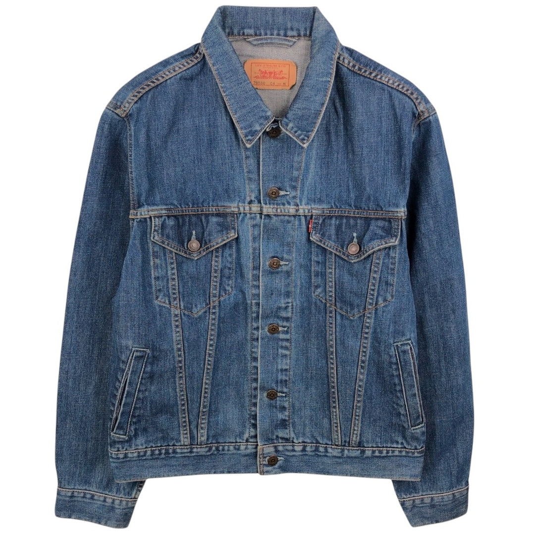 2000'S Levi's 70550 04 Euro Model Denim Jacket (Men's Size M) cotton blue type Vintage Second Hand
