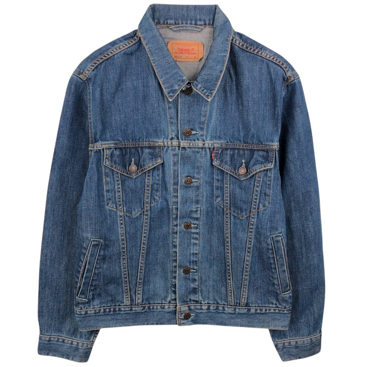 2000'S Levi's 70550 04 Euro Model Denim Jacket (Men's Size M) cotton blue type Vintage Second Hand