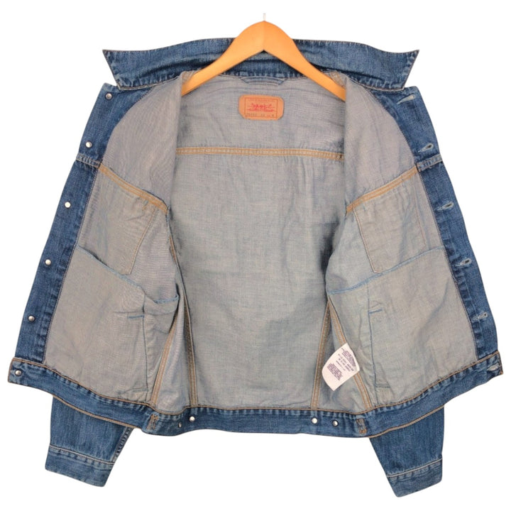 2000'S Levi's 70550 04 Euro Model Denim Jacket (Men's Size M) cotton blue type Vintage Second Hand