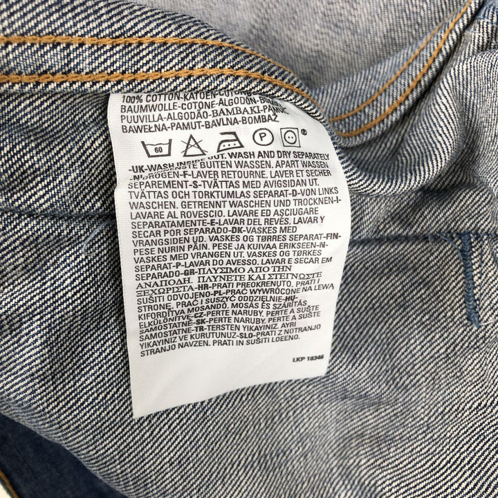 2000'S Levi's 70550 04 Euro Model Denim Jacket (Men's Size M) cotton blue type Vintage Second Hand