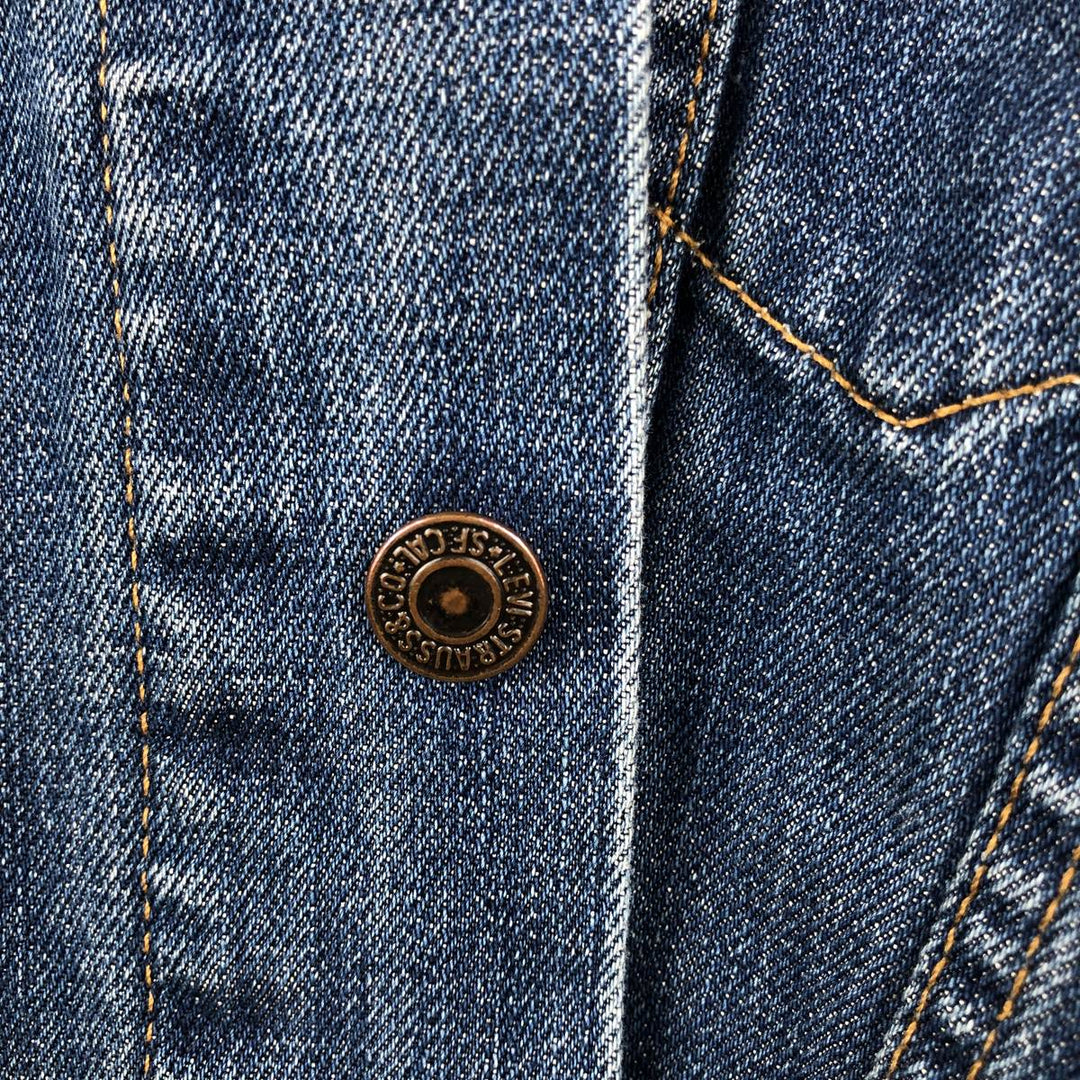 2000'S Levi's 70550 04 Euro Model Denim Jacket (Men's Size M) cotton blue type Vintage Second Hand
