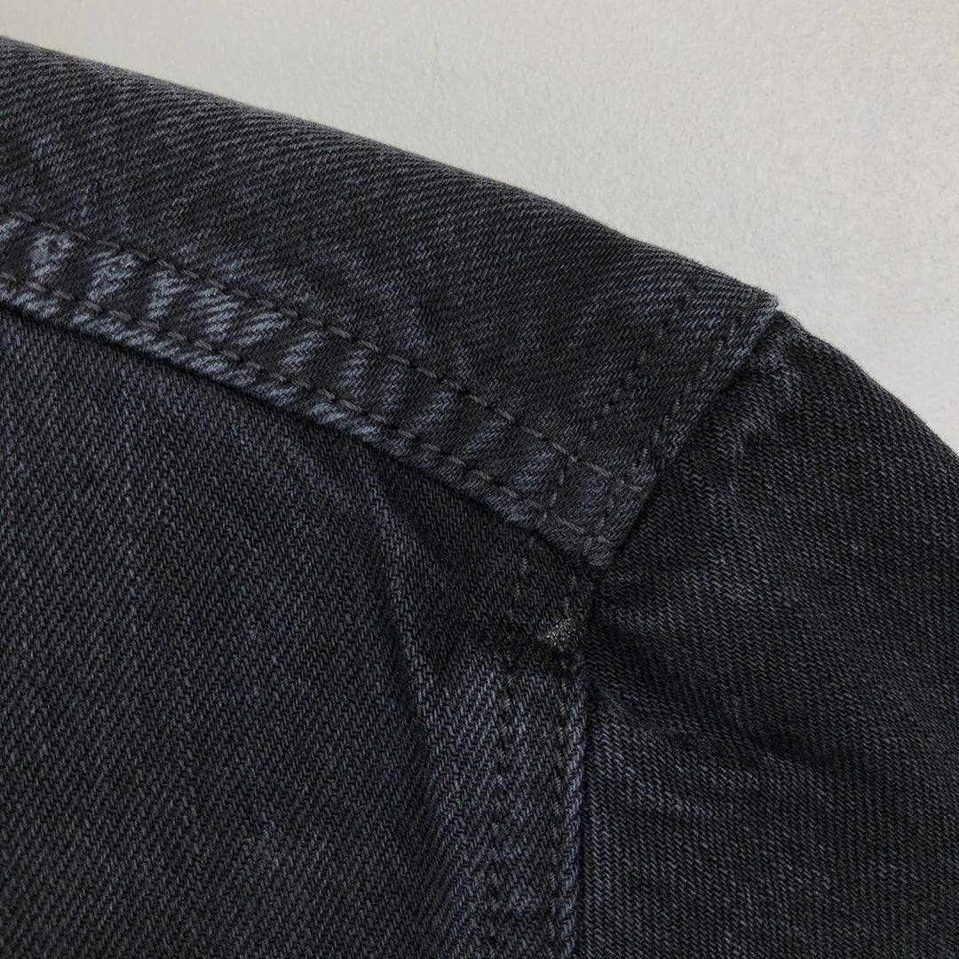 Levi's Levi's Premium Black Denim Jacket, Men's Size Medium cotton black type Vintage Second Hand