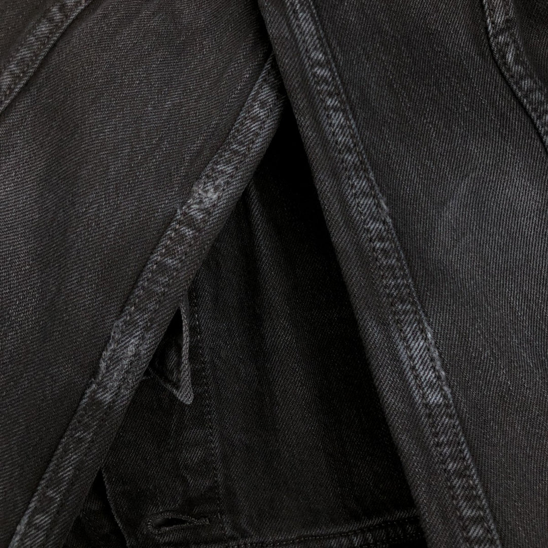 Levi's Levi's Premium Black Denim Jacket, Men's Size Medium cotton black type Vintage Second Hand