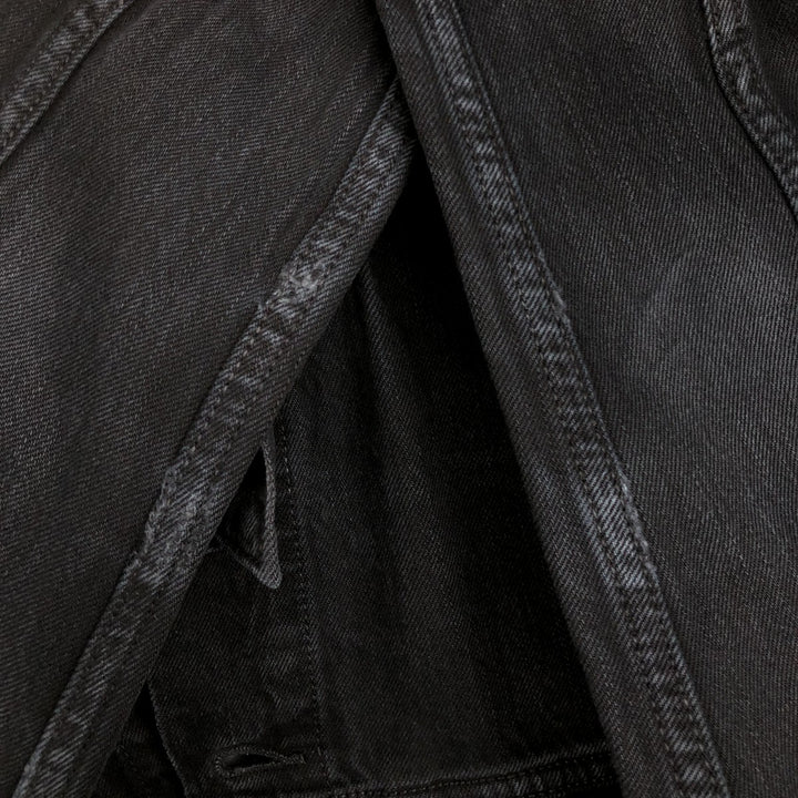 Levi's Levi's Premium Black Denim Jacket, Men's Size Medium cotton black type Vintage Second Hand