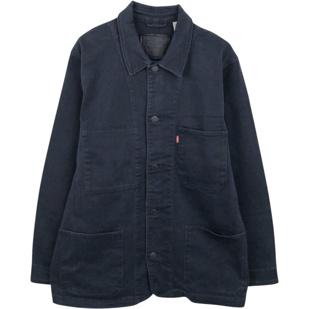 Levi's Engineer Coat Denim Coveralls, Men's Size XL (approx.) cotton navy blue type Vintage Second Hand