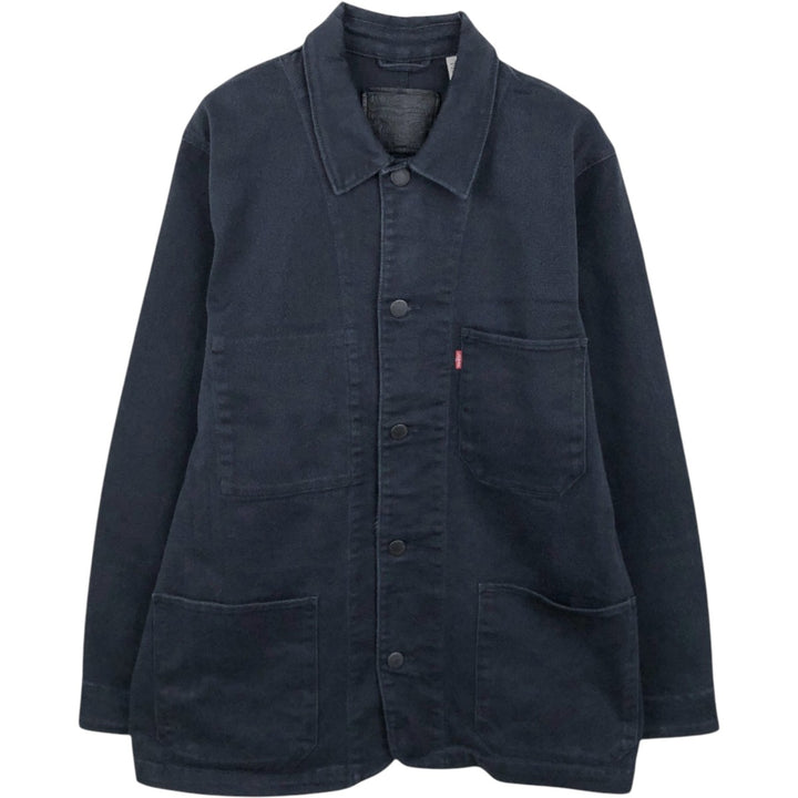 Levi's Engineer Coat Denim Coveralls, Men's Size XL (approx.) cotton navy blue type Vintage Second Hand