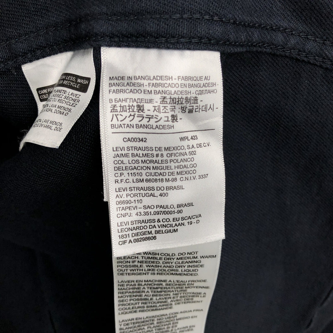Levi's Engineer Coat Denim Coveralls, Men's Size XL (approx.) cotton navy blue type Vintage Second Hand