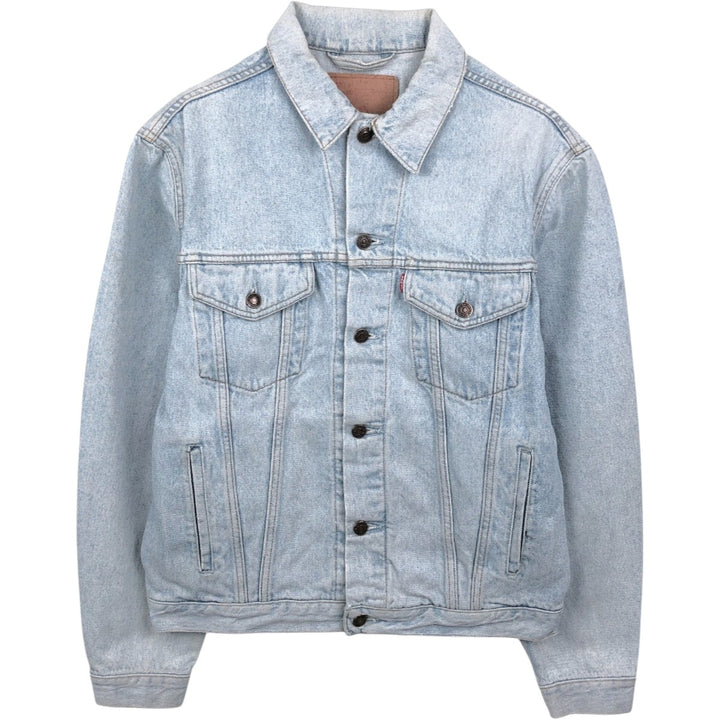 1990'S Levi's 70503-0213 Denim Jacket, Italian Made, Men's Size M (approx.), Vintage cotton blue type Vintage Second Hand