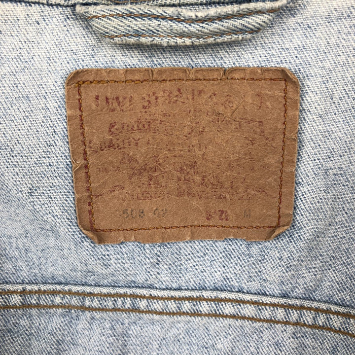 1990'S Levi's 70503-0213 Denim Jacket, Italian Made, Men's Size M (approx.), Vintage cotton blue type Vintage Second Hand