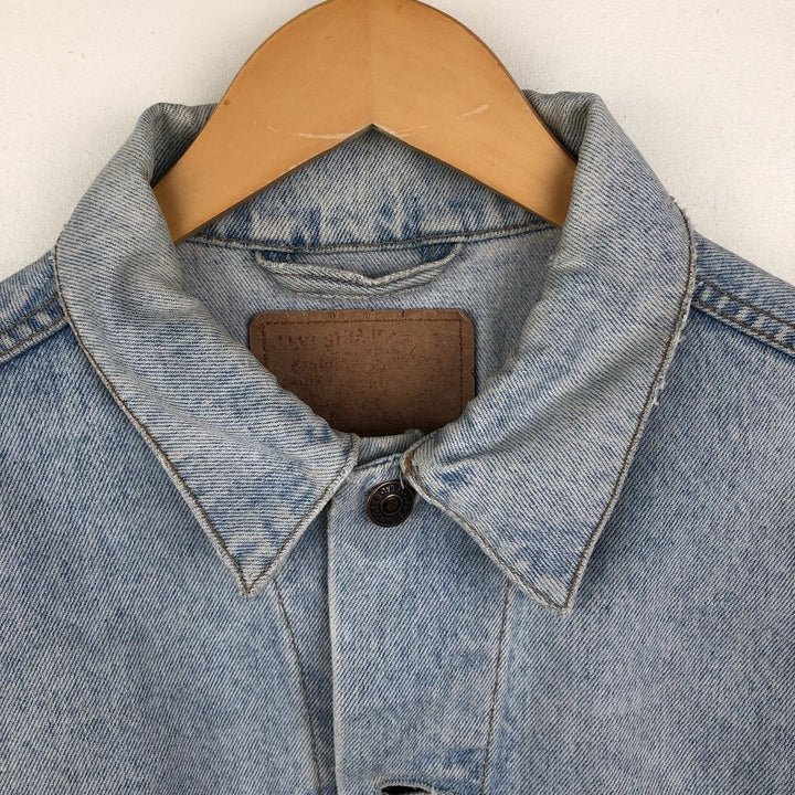 1990'S Levi's 70503-0213 Denim Jacket, Italian Made, Men's Size M (approx.), Vintage cotton blue type Vintage Second Hand