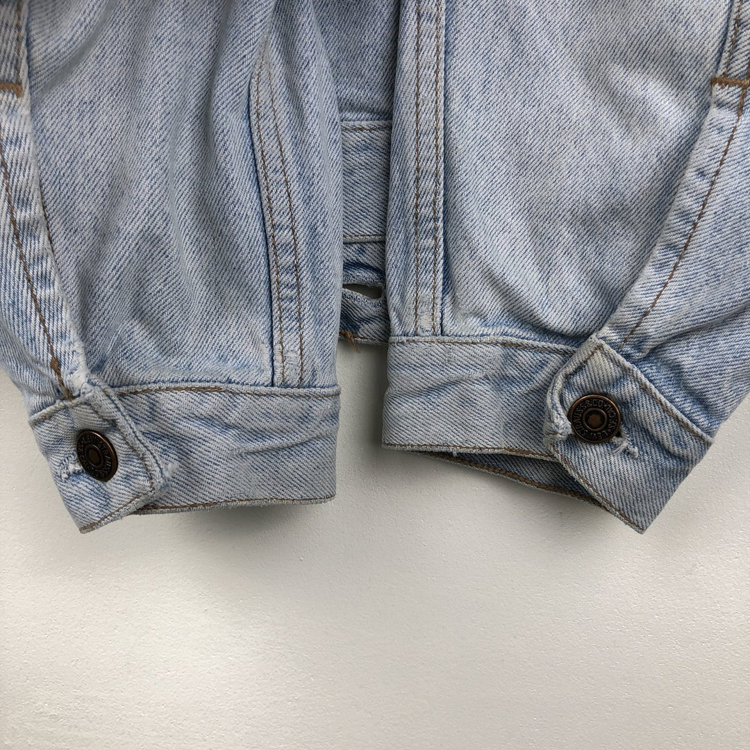 1990'S Levi's 70503-0213 Denim Jacket, Italian Made, Men's Size M (approx.), Vintage cotton blue type Vintage Second Hand
