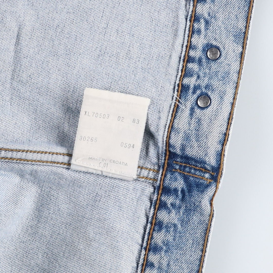 Levi's 70503-02 Denim Jacket, Men's XL cotton Blue type light blue Vintage Second Hand